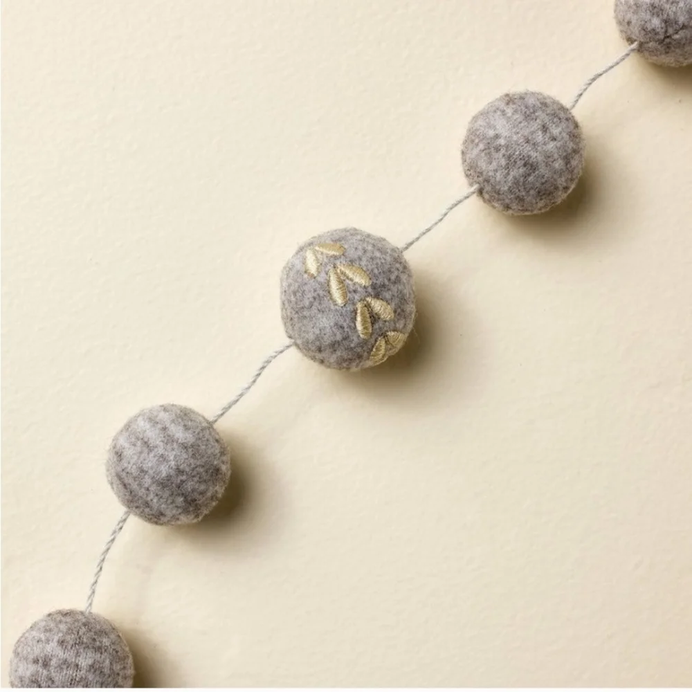 Hearth & Hand With Magnolia Felt Ball Garland 6